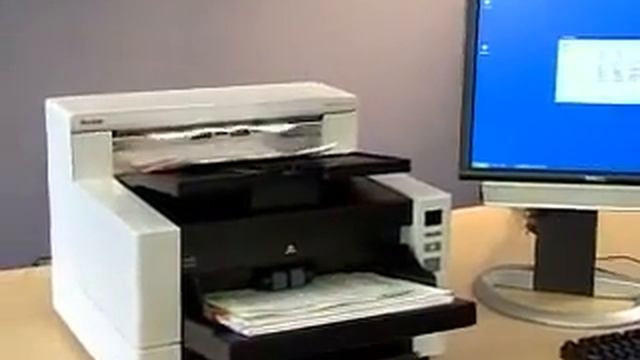 Kodak i4600 Scanner Start Smart Touch from the monitor, scan mixed documents смотреть онлайн
