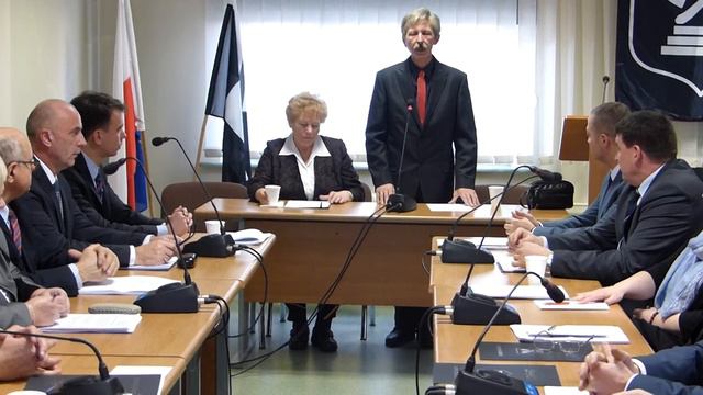 Pierwsze wystąpienie nowego przewodniczącego Rady Miasta Bartoszyce смотреть онлайн