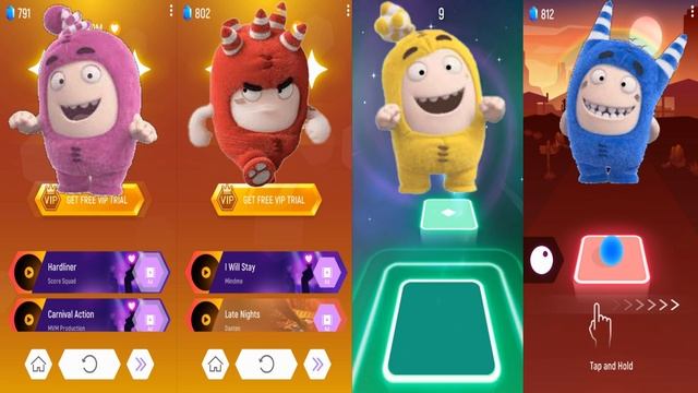 Tiles Hop EDM Rush! Oddbods смотреть онлайн