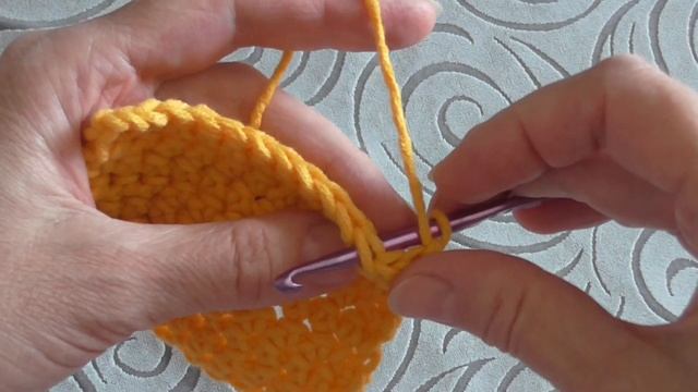 столбики без накида лицевые и изнаночные ВЯЗАНИЕ КРЮЧКОМ смотреть онлайн