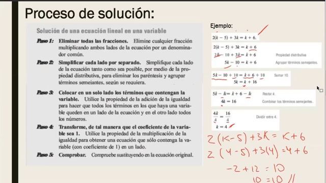 7.1 Ecuaciones Lineales