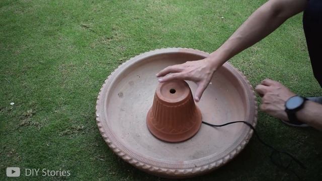 DIY Fountain Waterfall Using Terracotta | Simple and Beautiful Garden Project смотреть онлайн