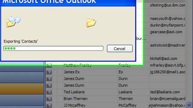 How to Export Outlook 2003 Contacts смотреть онлайн