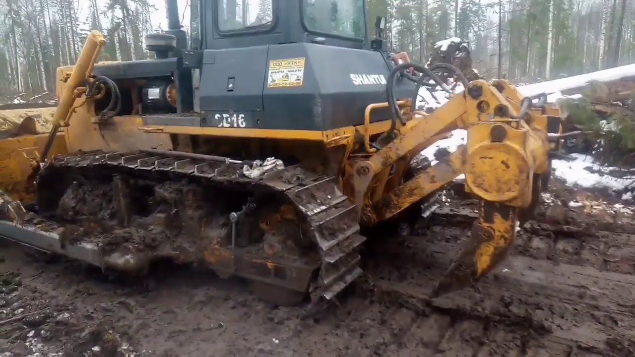 Замена сегмента Shantui сд16.