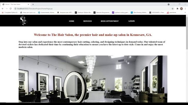 The Hair Salon Java Web App (Final Project) смотреть онлайн