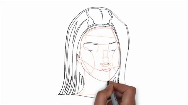 Как рисовать лицо.Как нарисовать лицо девушки поэтапно карандашом смотреть онлайн