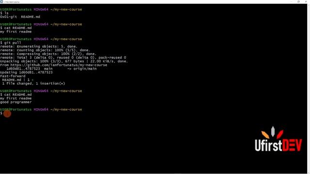 Git task 4: How to pull locally from github, How to insert content in file, How to push in GitHub смотреть онлайн