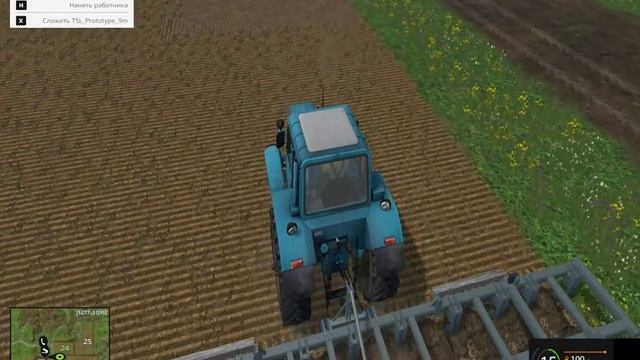Культивация поля-Farming Simulato 2015 №4 смотреть онлайн
