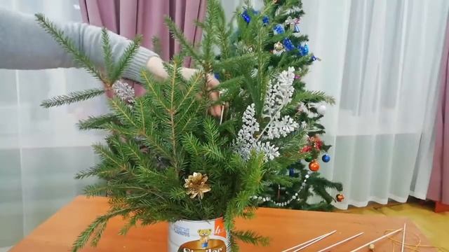 Букет из еловых веток. смотреть онлайн