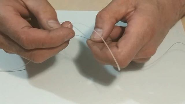 #54 Связать порванную леску или шнур . Как правильно связать леску со шнуром ? смотреть онлайн