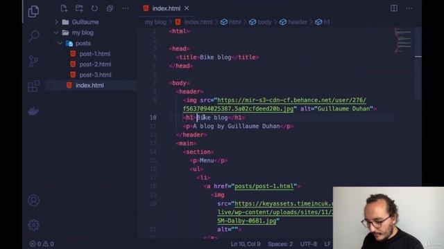 Creating a Blog with HTML, CSS and Bootstrap смотреть онлайн