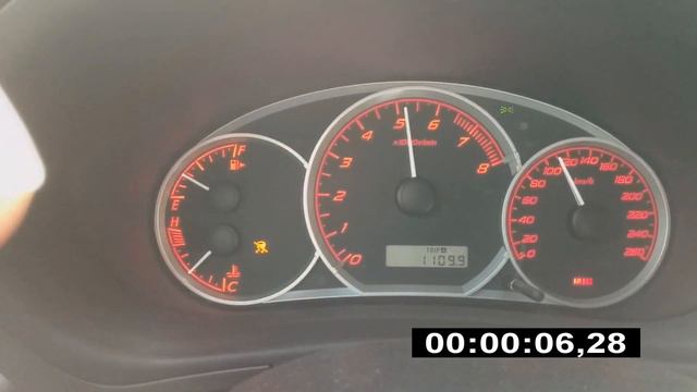 Subaru Impreza WRX 0-100 5.29c смотреть онлайн