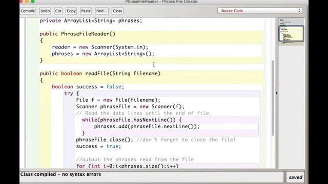 Java Text Files смотреть онлайн
