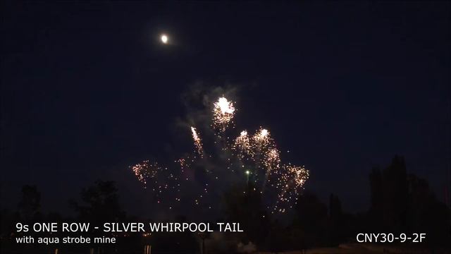 CNY30-9-4F 9s One Row - Silver whirlpool tail w aqua strobe mine смотреть онлайн
