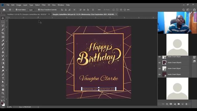 Learn photoshop - Smart objects (part 2) смотреть онлайн