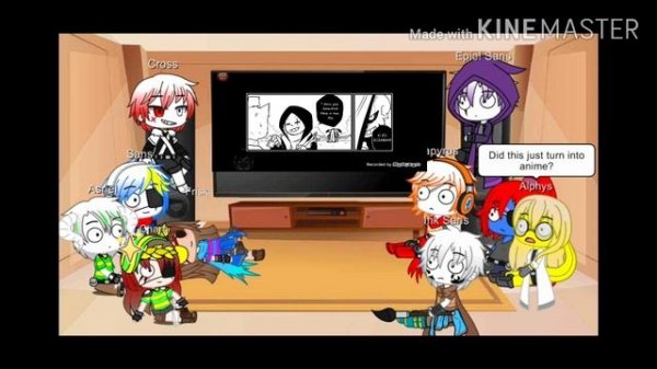 Undertale + Ink, Cross, and Epic react to Cross vs Epic