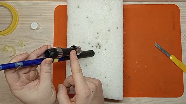 Переделка китайской телескопической удочки в мормоспиннинг - 4 часть. Ставим новый катушкодержатель смотреть онлайн