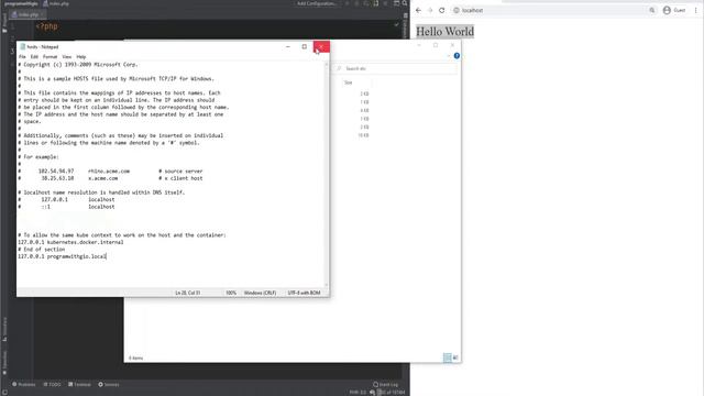 Basic Apache Webserver Configuration & Virtual Hosts - Full PHP 8 Tutorial смотреть онлайн