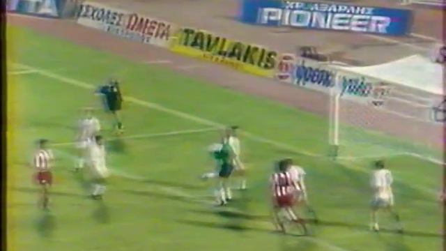 Олимпиакос Пирей - Черноморец Одесса - 0:1 (1/16 Кубка обладателей кубков 92/93) смотреть онлайн