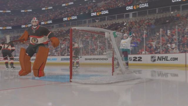 NHL 22 Mighty Ducks Force Fleury Out Of Game! Anaheim Ducks vs Chicago Blackhawks 4K! PS5 Gameplay смотреть онлайн