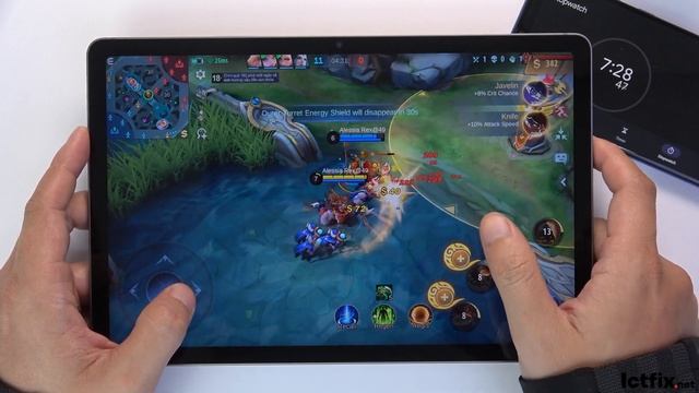 Samsung Galaxy Tab S9 FE Mobile Legends Gaming test Mlbb | Exynos 1380, 90Hz Display смотреть онлайн