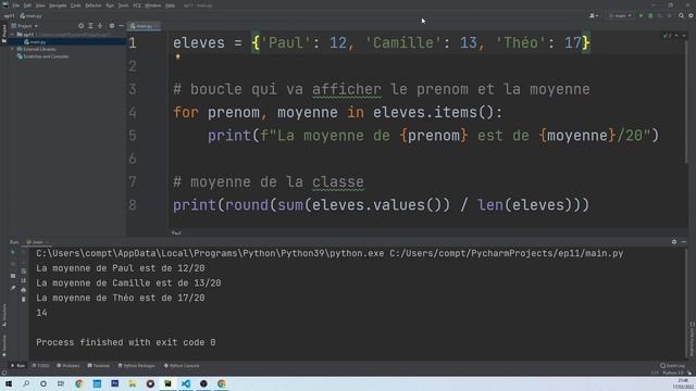 Apprendre le Python #11 - Les Dictionnaires смотреть онлайн