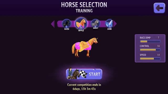 Horse Riding Tales Race,Fantasy Horses & Tweaking Stats!