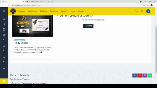 Tally Free Certificate | Tally Exam by TechView Team | Tally certificate in 30 Minute смотреть онлайн