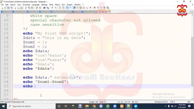 Web development full course in Bangla || Class 21 || Part 01|| PHP Start смотреть онлайн