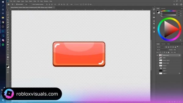 ROBLOX GLOSSY Cartoon Style Game UI Buttons | Product Preview