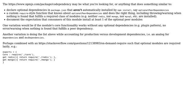 Software Engineering: Optional dependencies in npm? (4 Solutions!!) смотреть онлайн