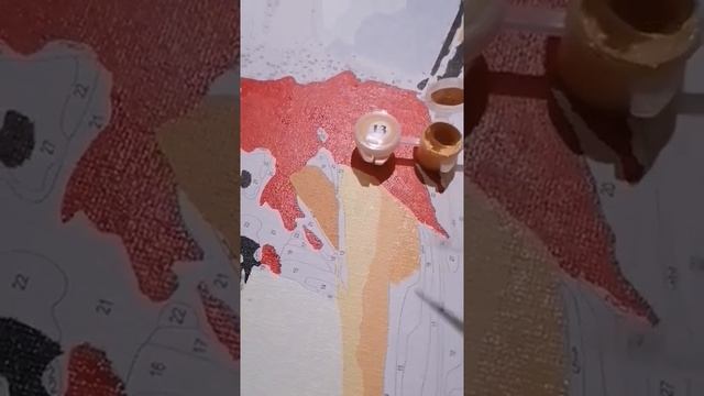 Мой процесс работы, рисование по номерам смотреть онлайн