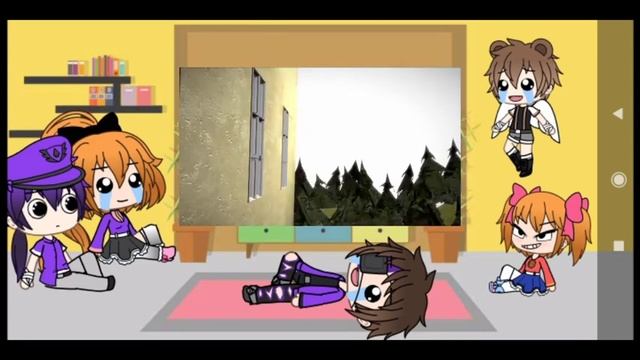 Afton Family react/Семья Афтонов реагирует на (фнаф 6 в школе прикол) смотреть онлайн