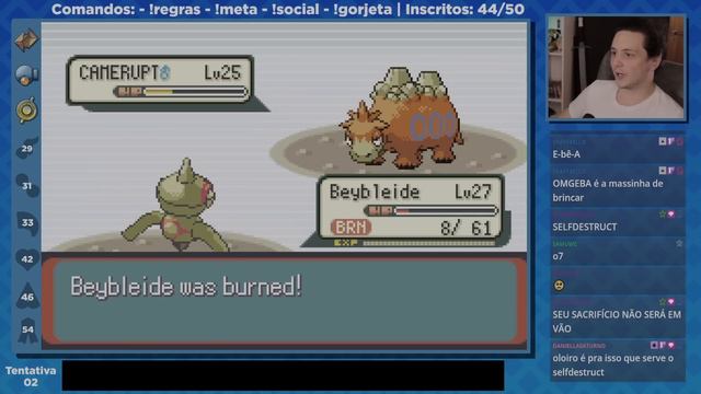 Meus Pokémons TÃO PEGANDO FOGO | Pokémon Emerald Trashlocke - 05 смотреть онлайн