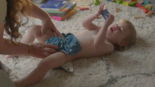 How to use a Baba+Boo reusable nappy смотреть онлайн