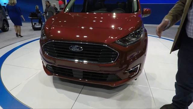 2019 Ford Transit Connect Now With Diesel | 2018 Chicago Auto Show смотреть онлайн