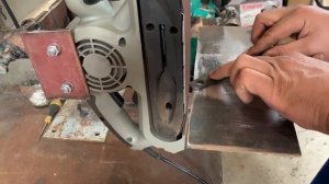 Гриндер из ленточный шлифовальной  машинки