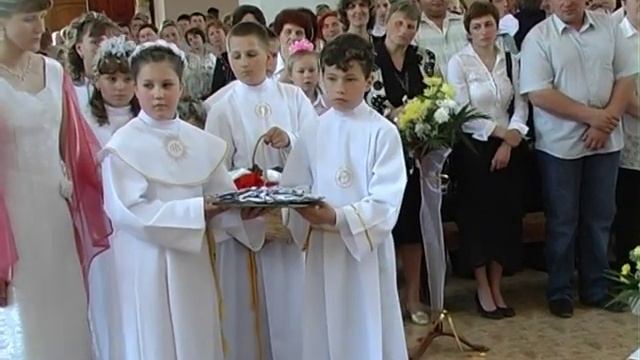 Первая Коммуния 2008 год 2 часть - Костел Божьего Милосердия в Гродно смотреть онлайн