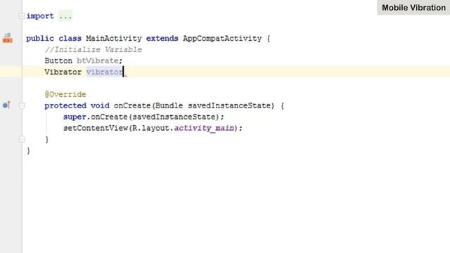 How to Vibrate Mobile On Button Click in Android Studio | MobileVibration | Android Coding смотреть онлайн