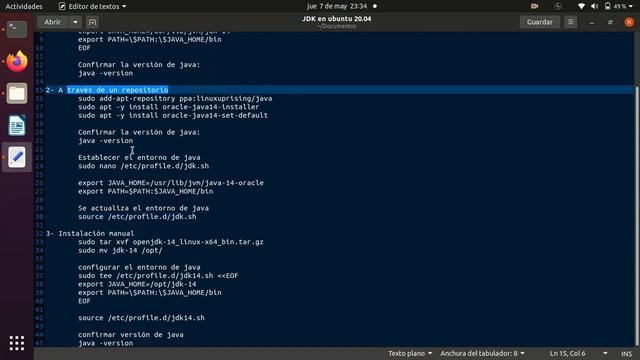 3 formas de instalar el JDK en Ubuntu 20.04 смотреть онлайн