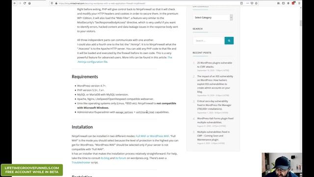 WordPress Security Free Ninja Firewall смотреть онлайн