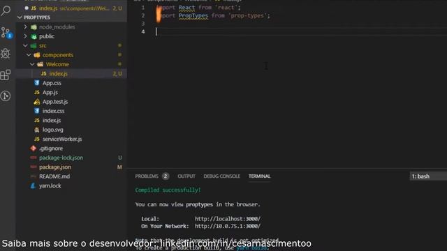 [BR][Front-end] Aprenda a utilizar Prop-Types no ReactJS смотреть онлайн