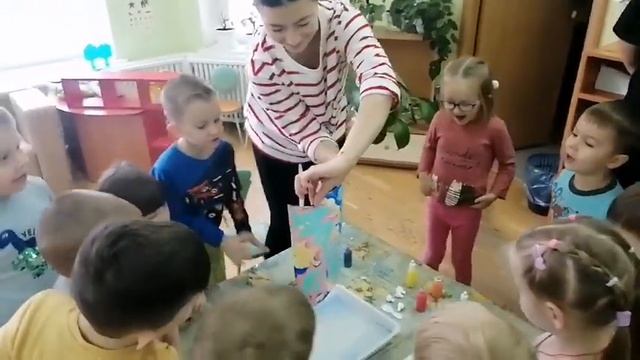 [Мастер-класс] Роспись красками по воде смотреть онлайн