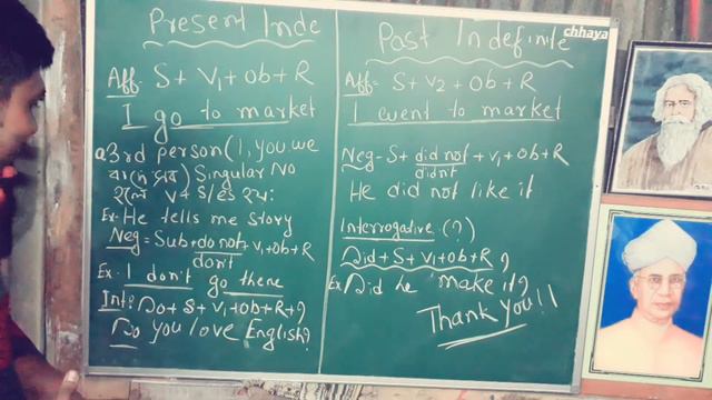 PRESENT& PAST INDEFINITE TENSE Easy to learn смотреть онлайн
