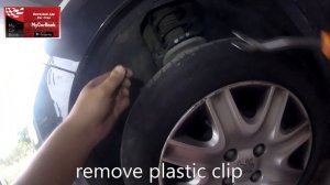 Peugeot 207  front bumper removal