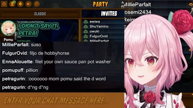 They're typing bad words on an in-game chat then there's Millie смотреть онлайн