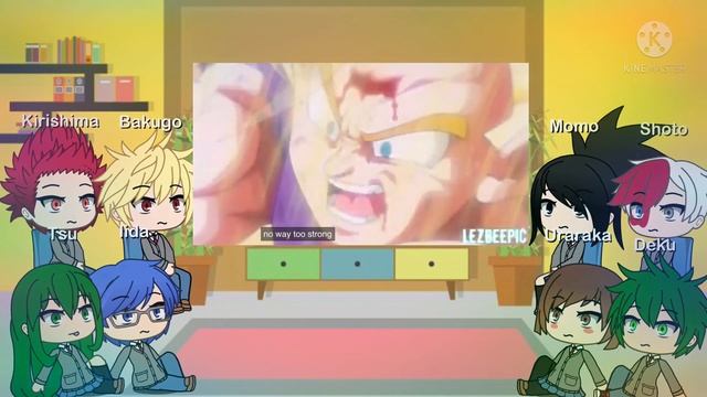 MHA react to Gohan vs Cell Part 18 смотреть онлайн