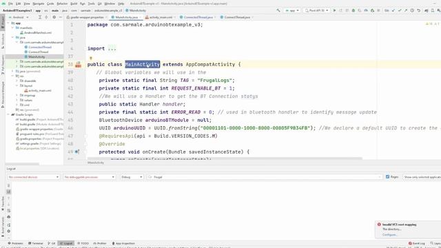 Android Studio Tutorial: Create an app to connect the Arduino using Bluetooth and RxAndroid смотреть онлайн