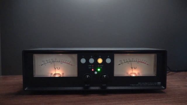 VU9 analog VU level meter DB meter with ACG/DB mode + audio switcher смотреть онлайн
