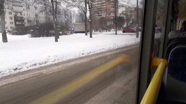 Автобус ЛиАЗ 5292.60 борт 6876 по № 176 СПб поездка смотреть онлайн